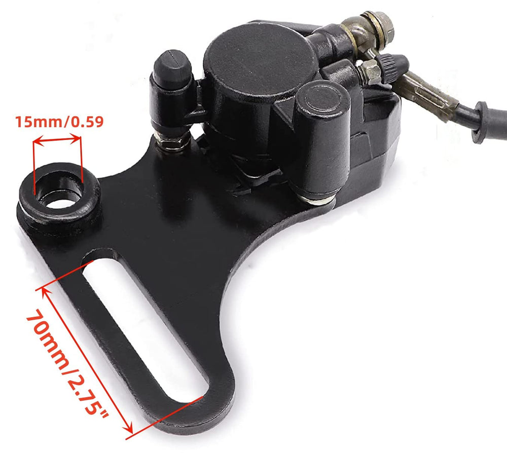 Tuijodaix 15mm mounting shaft for secure frame installation.