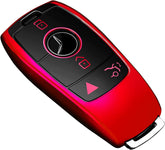 Tukellen red TPU key fob cover for Mercedes-Benz protects from scratches.