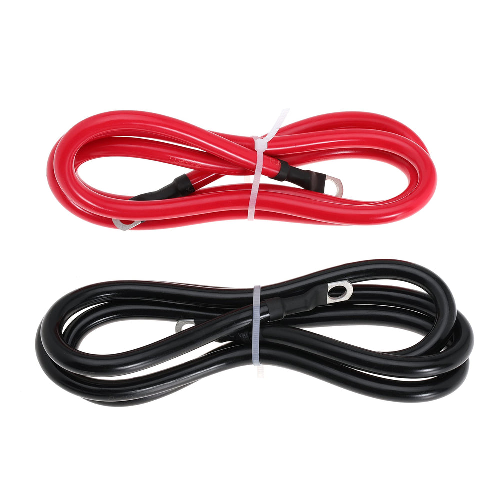 TUELETFU copper battery cables suitable for automotive and solar setups.