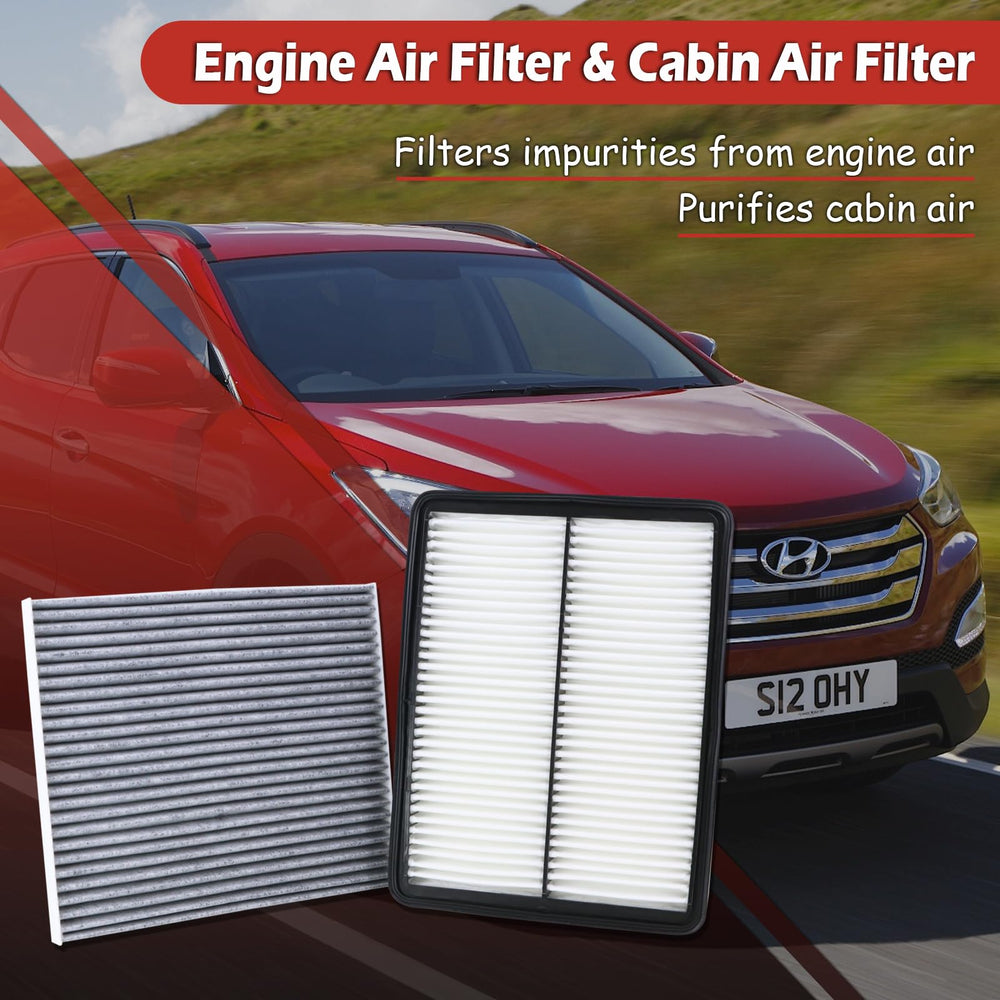 TuLeYiLe cabin air filter pack, side view, purifies cabin air for a fresher interior.