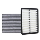 TuLeYiLe engine air filter kit, front view, improves intake air quality for Hyundai Santa Fe.