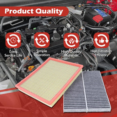 TuLeYiLe cabin air filter closeup shows pleated media for improved air quality