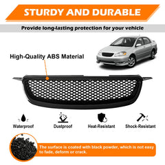 TULMTT ABS plastic front grille material close-up showing durability.
