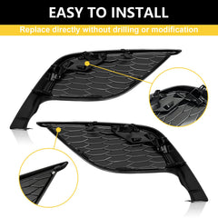 Durable ABS construction shown on TULMTT Camry fog light cover.