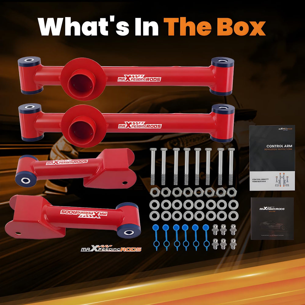 Tuningsworld kit includes bolts and nuts for easy installation.
