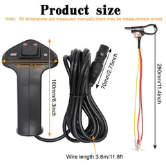 TuoLauthon 3-prong corded remote enhances wired control stability.