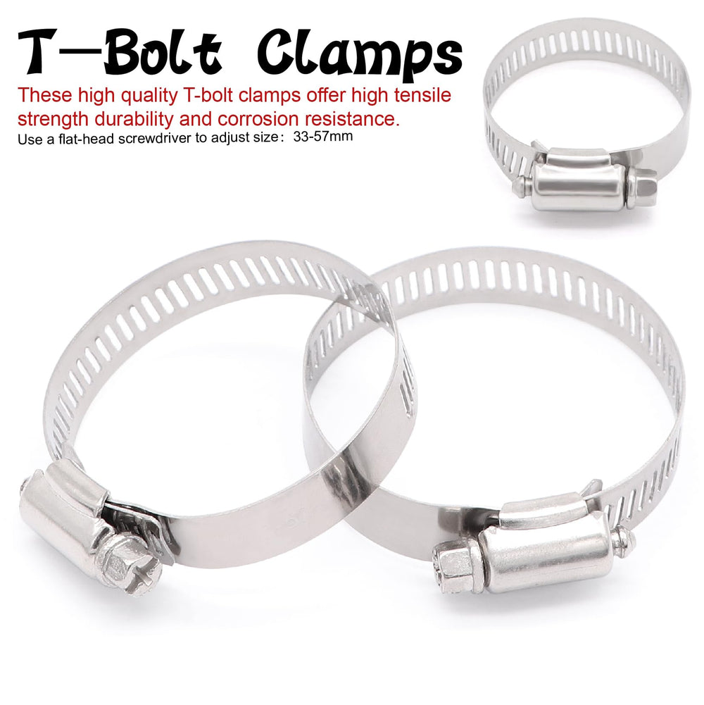 Tuolauthon clamps included ensure quick, secure installation