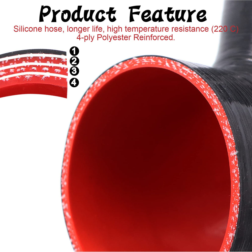 TuoLauthon stainless steel clamps secure the connection for leak free performance.
