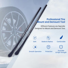 TUOTAO ergonomic-grip tire spoon for comfortable handling