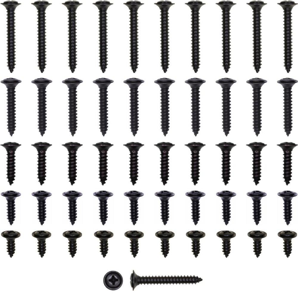 Turbo 6 Restoration 50-piece interior screws kit with OEM fitment for Ford, Lincoln, Mercury