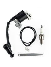 Turbotunity GXV160 ignition coil with spark plug cap improves starting reliability.