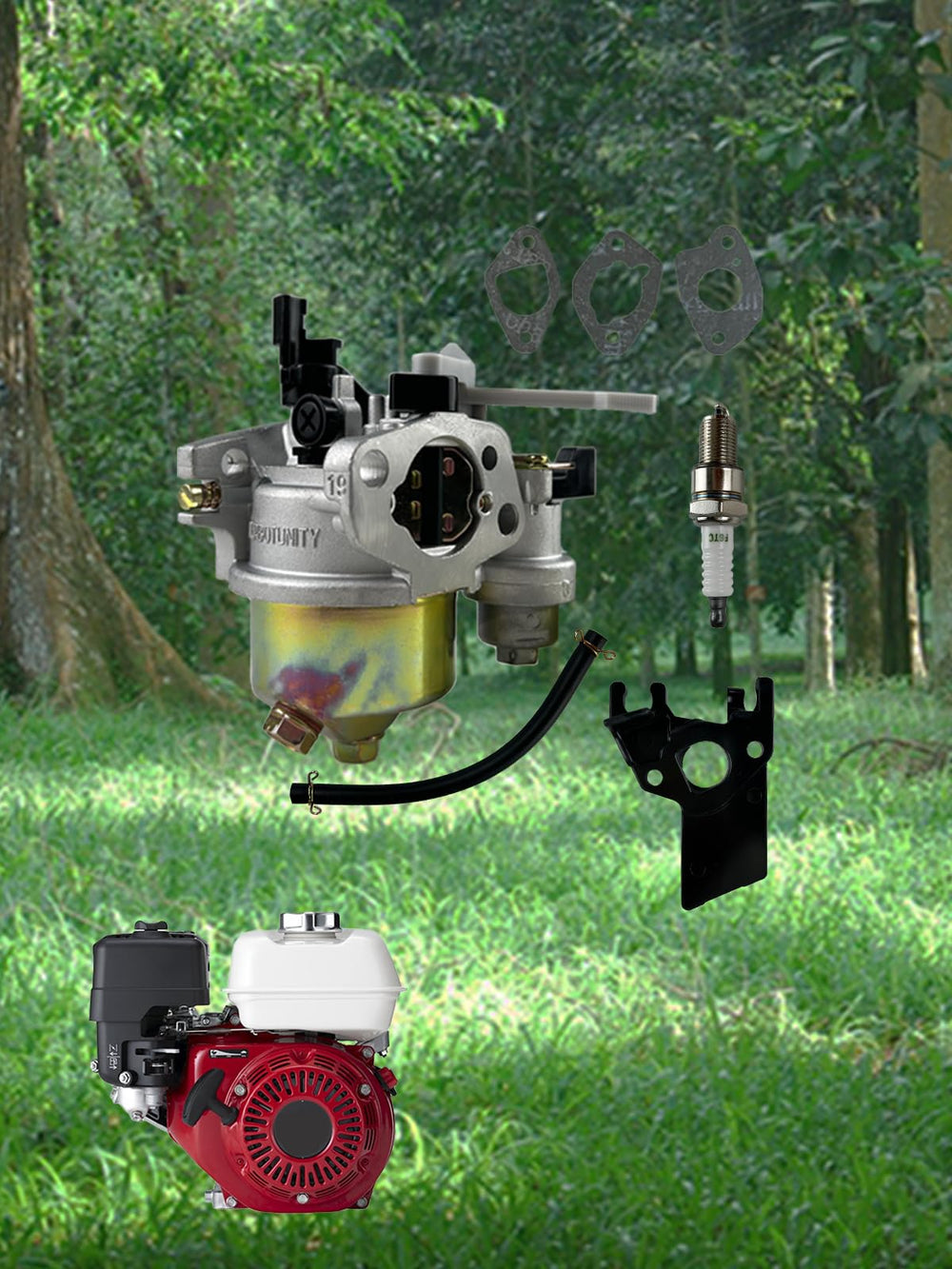 TURBOTUNITY mini bike go-kart engine installation highlights versatility