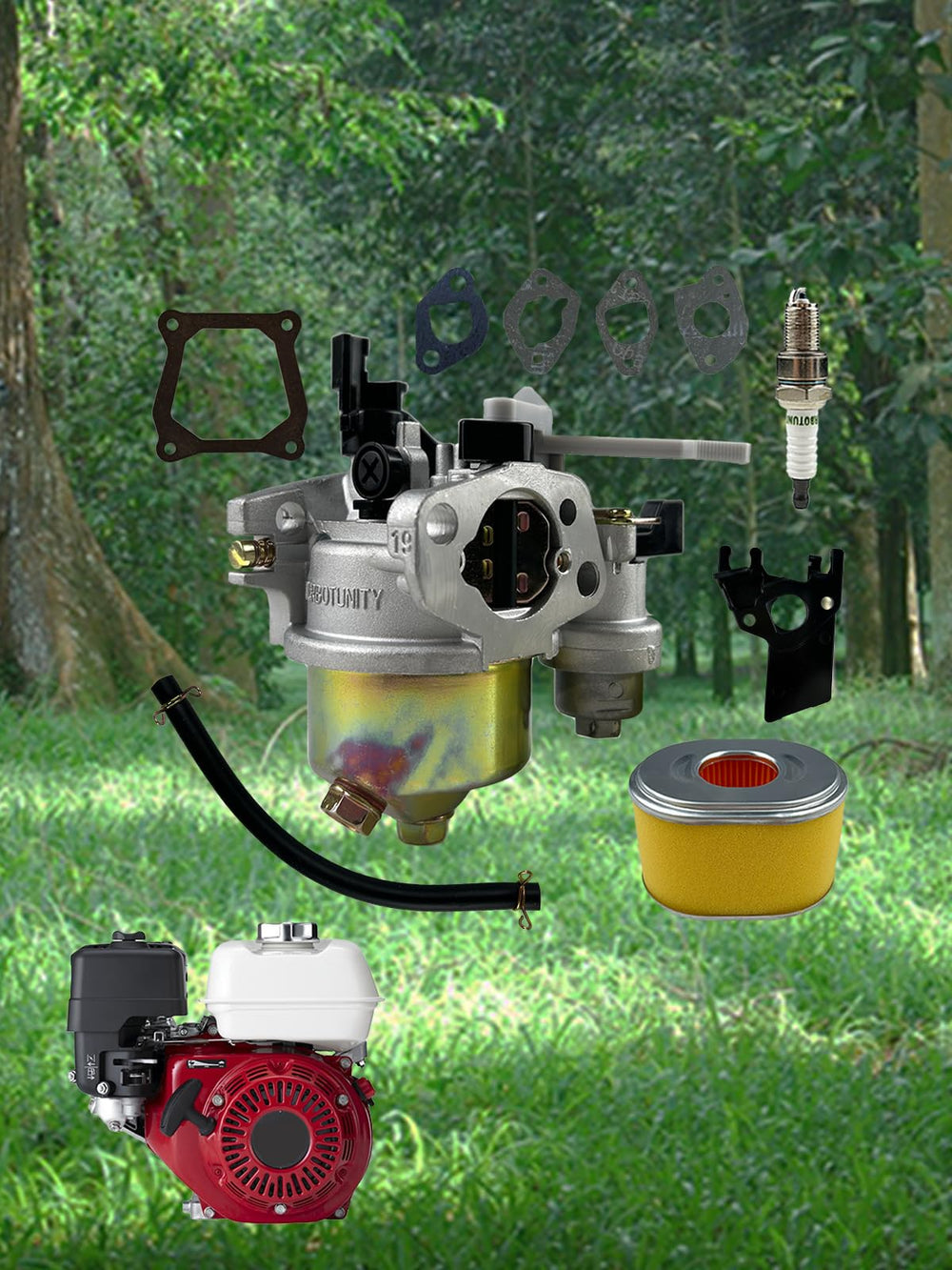 Turbotunity muffler gasket supports secure exhaust sealing.