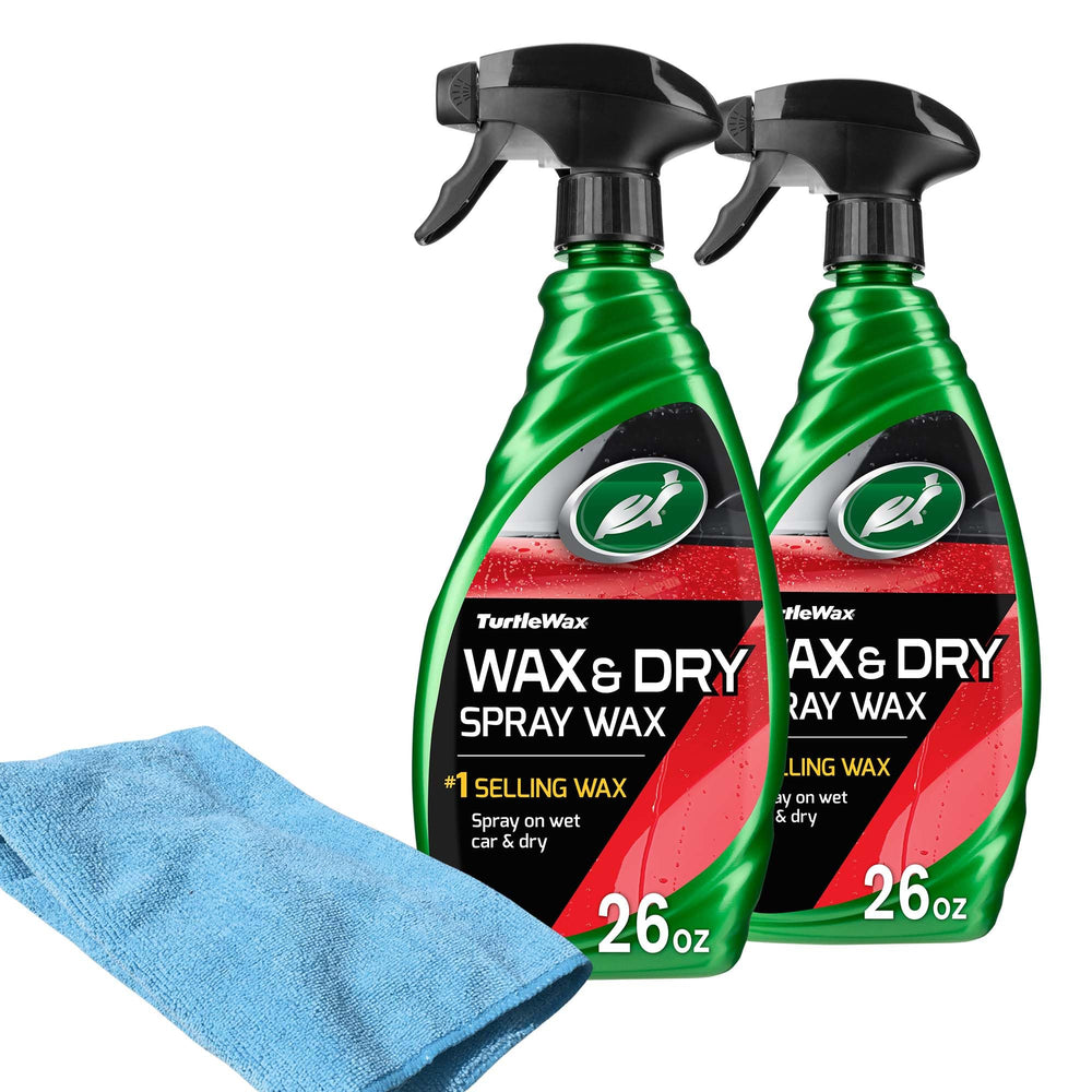 Turtle Wax 50834 bottle front with double pack for quick shine