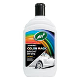 Turtle Wax Color Magic bottle demonstrates long lasting protection for the car finish