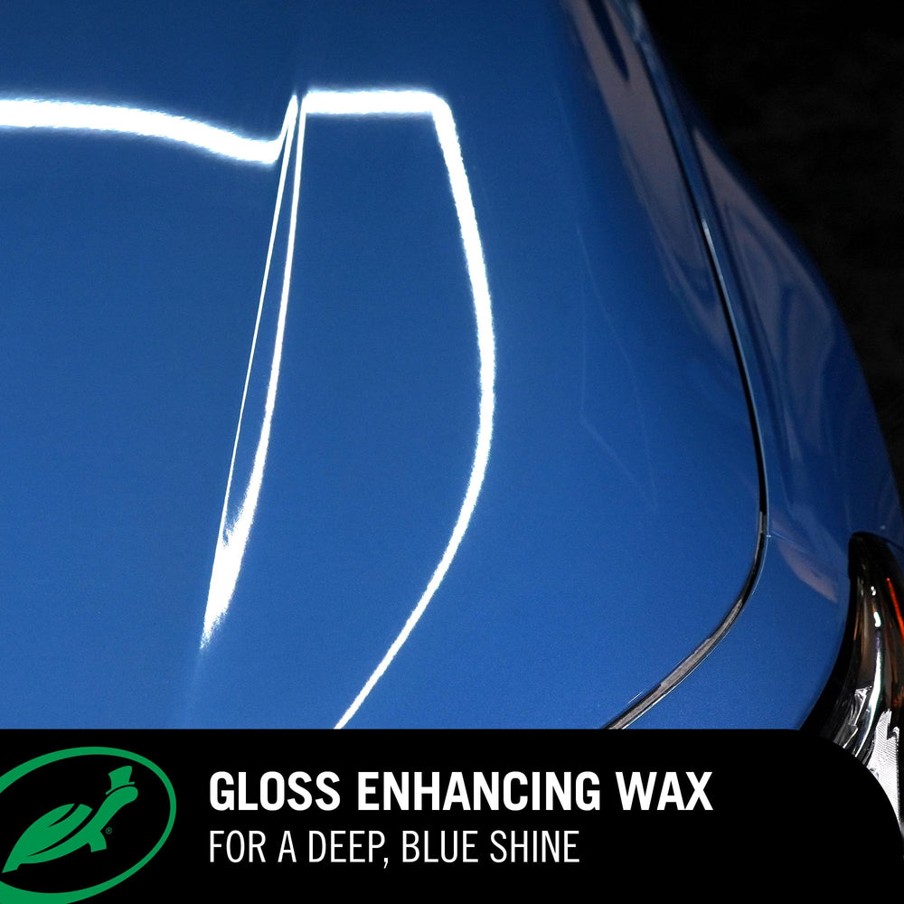Soft cloth buff removes excess and enhances gloss and depth.