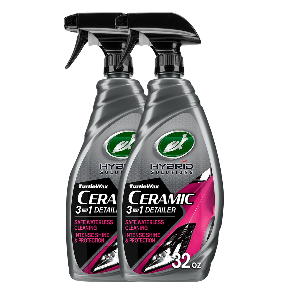 Turtle Wax Hybrid Solutions Ceramic 3-in-1 Detailer bottle for easy, protective shine.