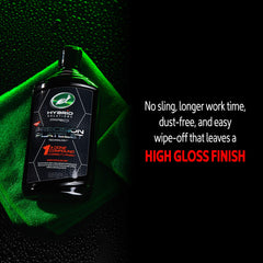 Turtle Wax Pro 1 and Done with machine polisher in use on panel