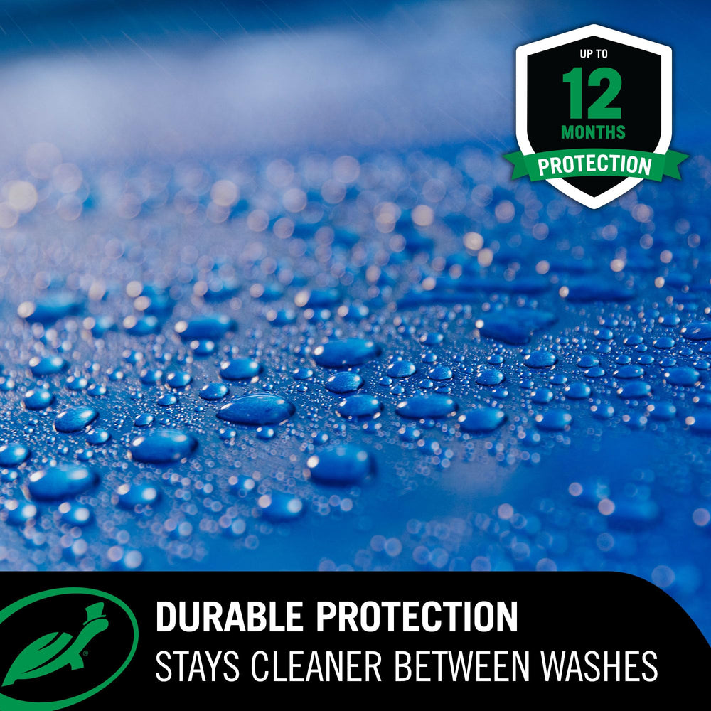 Turtle Wax Hybrid Solutions creates intense water beading on paint