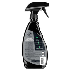 Turtle Wax Inside Job microfiber towel usage demonstrates wipe-on wipe-off technique