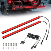 Turvysen 15-inch LED trailer tail light bar front view for enhanced daytime visibility.