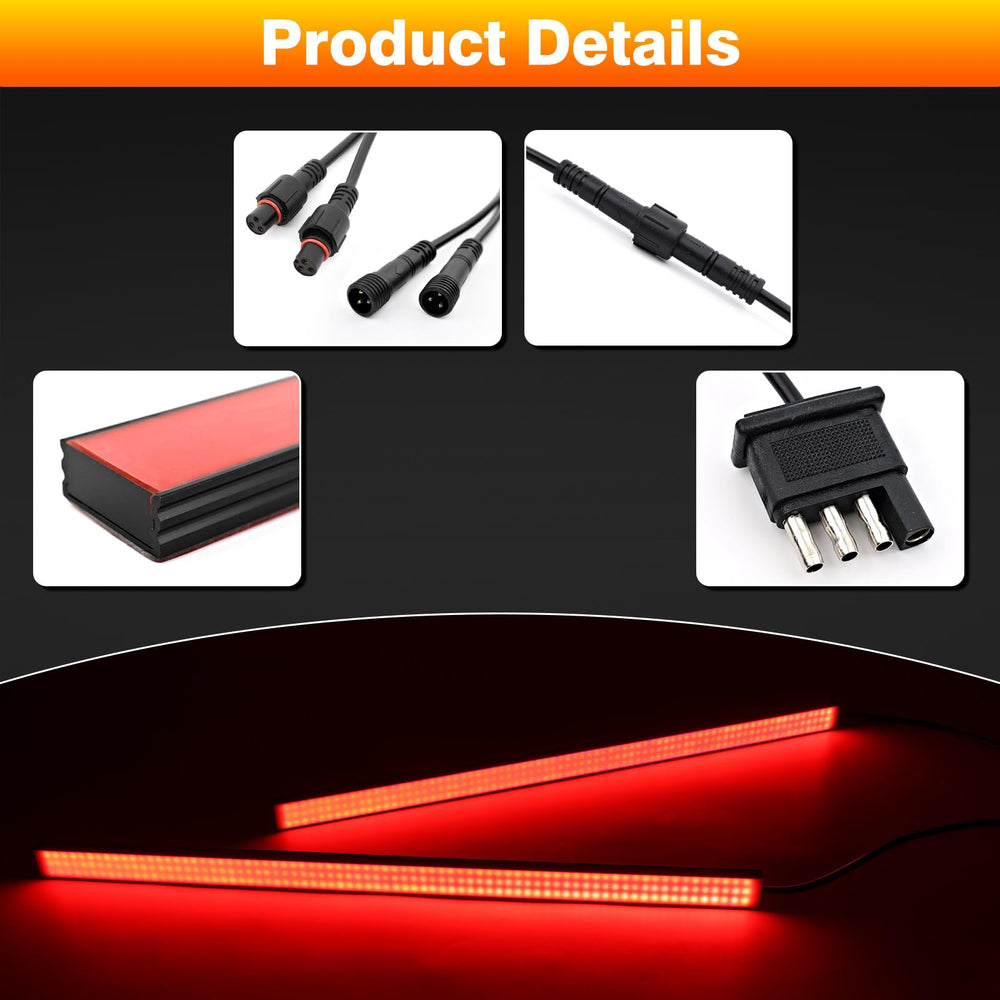 Turvysen 456 LED beads deliver bright, comprehensive trailer illumination.