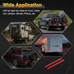 Turvysen running, brake, and turn signals provide clear multi‑function signaling