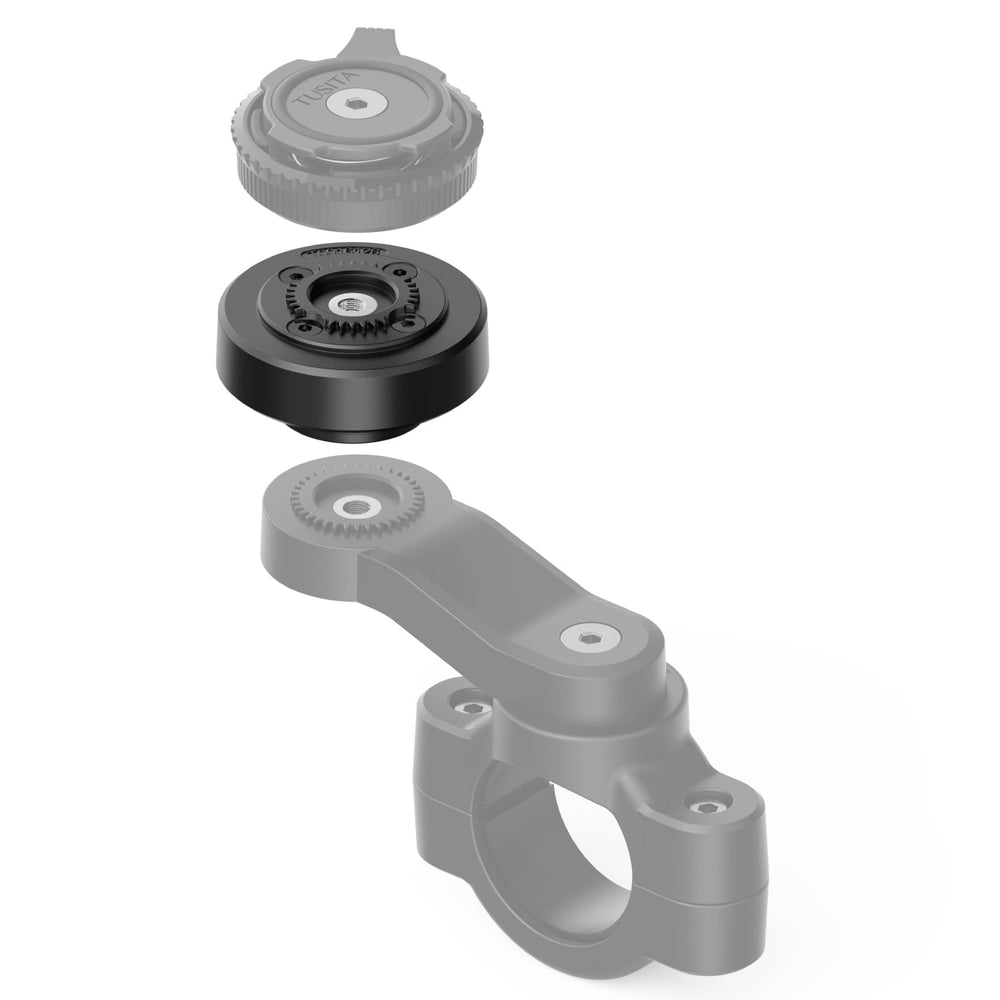 TUSITA vibration dampener with dual chassis for smoother motorcycle rides.