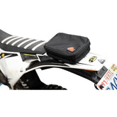 Tusk Fender Pack mount-on-bike on the trail for quick access to tools.