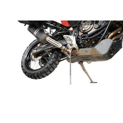 Tusk MotoCrutch in use for service and maintenance tasks without a full lift