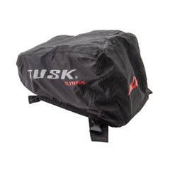 TUSK Olympus reflective logos boost visibility during low-light riding