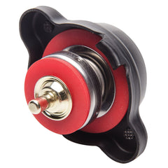 Tusk radiator cap gauge close-up highlights precise temperature readings during rides.