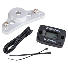 Tusk tach hour meter bracket top view for sturdy ATV mounting and easy readability.