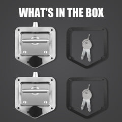 Tutor Auto 2-pack durable latches ready for tool box upgrades.