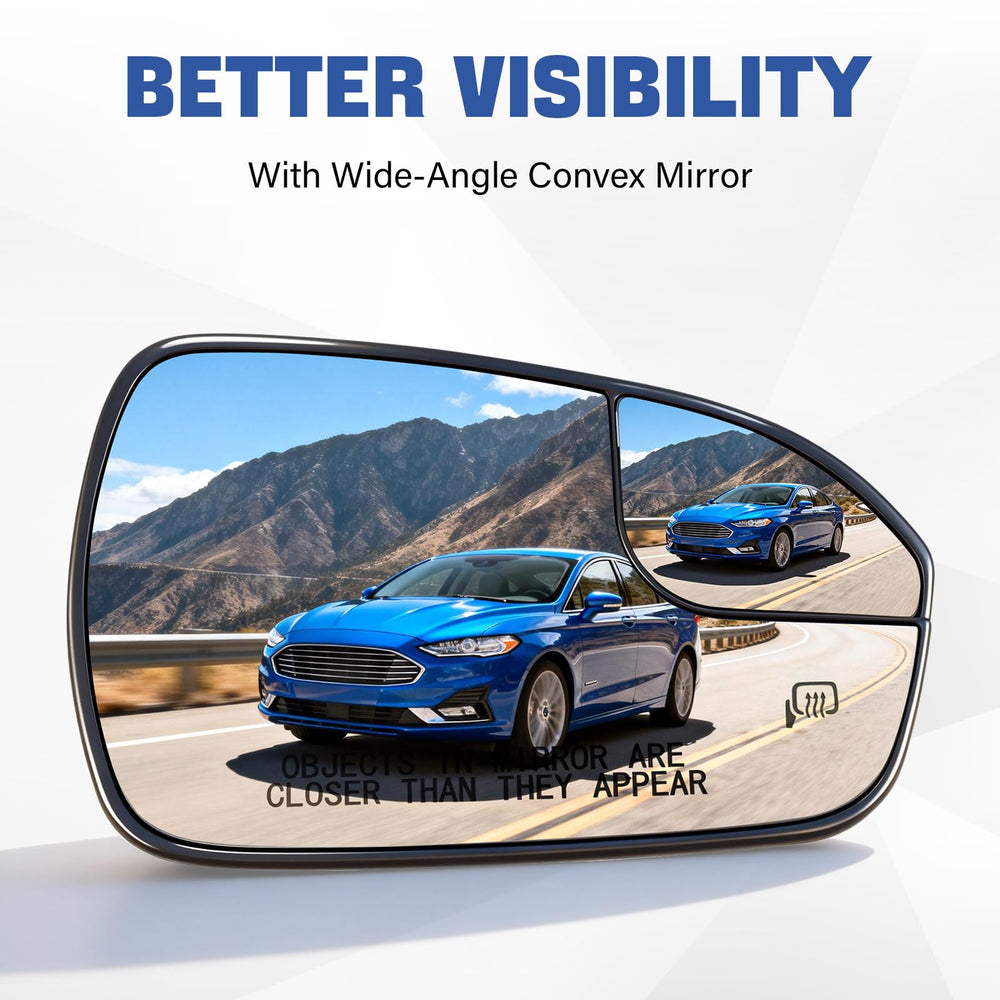 ABS backplate and high-clarity glass in Tutor Auto replacement.