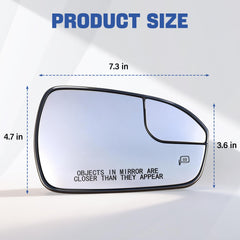 Blind-spot awareness design enhances lane-change visibility.