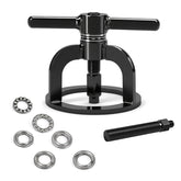 Tutor Auto clutch spring compressor in Harley assembly reduces effort during clutch work.