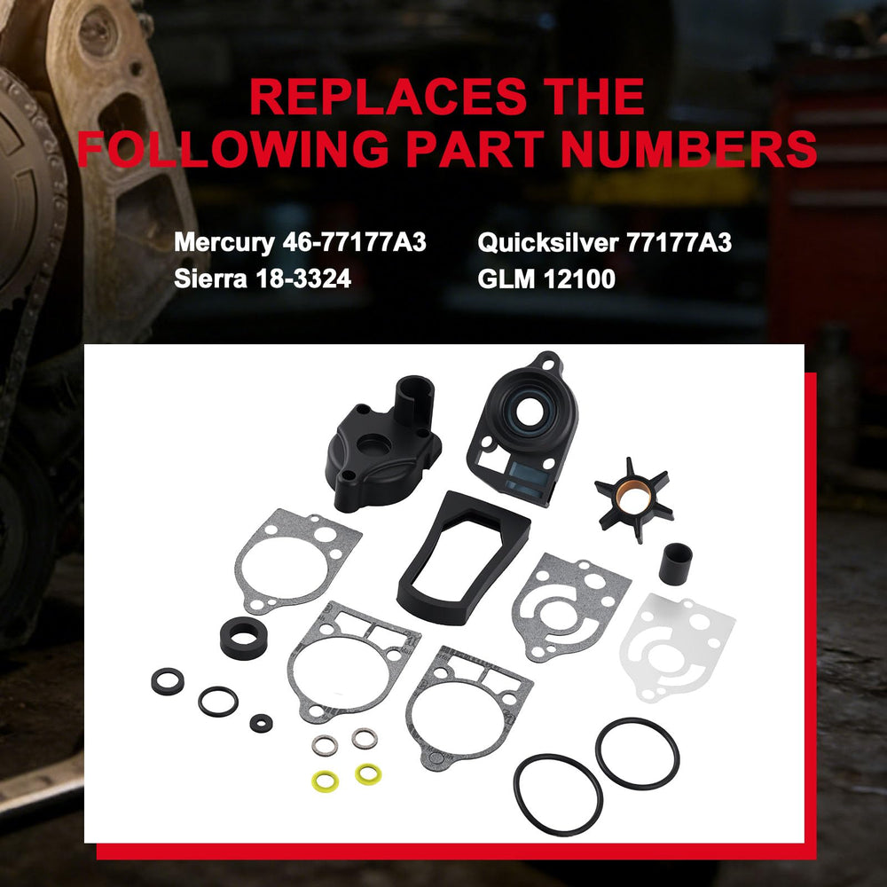 Tutor Auto water pump kit housing replacement demonstrates direct-fit design