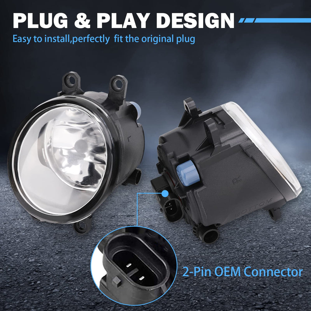 Tutor Auto left fog light for Toyota Camry boosts rain driving visibility