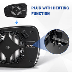 OEM-style clips enable tool-free installation for Tutor Auto mirror.