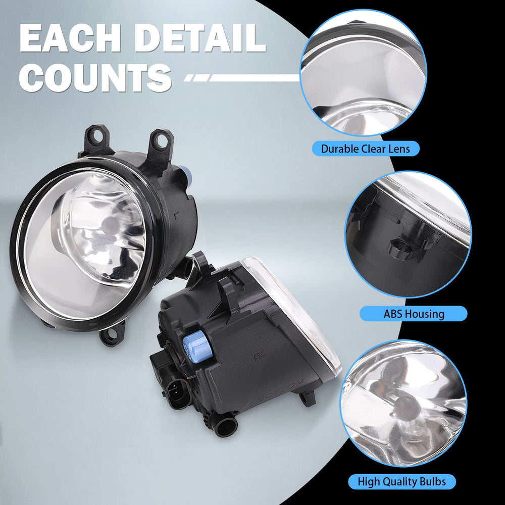 Tutor Auto right fog light for Toyota Camry aids low-light driving
