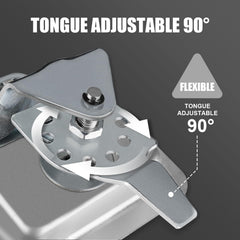 Tutor Auto T-handle with rubber cover protects the keyhole from dust.