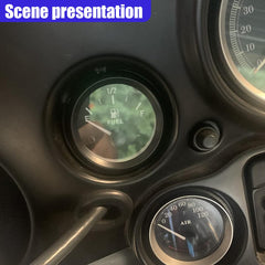 Tuxihapp backlit display enhances legibility during evening drives.