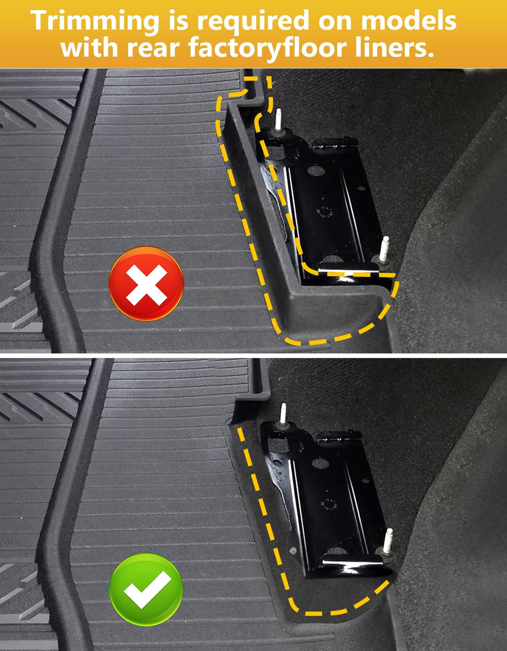 Tuyoung under-seat storage box with multiple compartments for gear organization