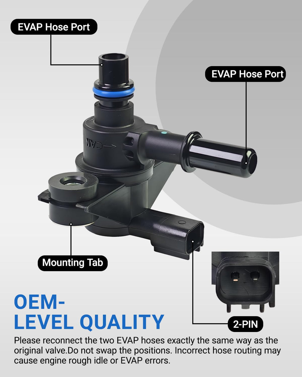 TVM TRAVERMAN electrical connector aligns with OEM wiring.