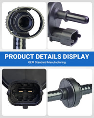 TVM Traverman EVAP purge valve internal components include boron steel coil and PTFE seals.