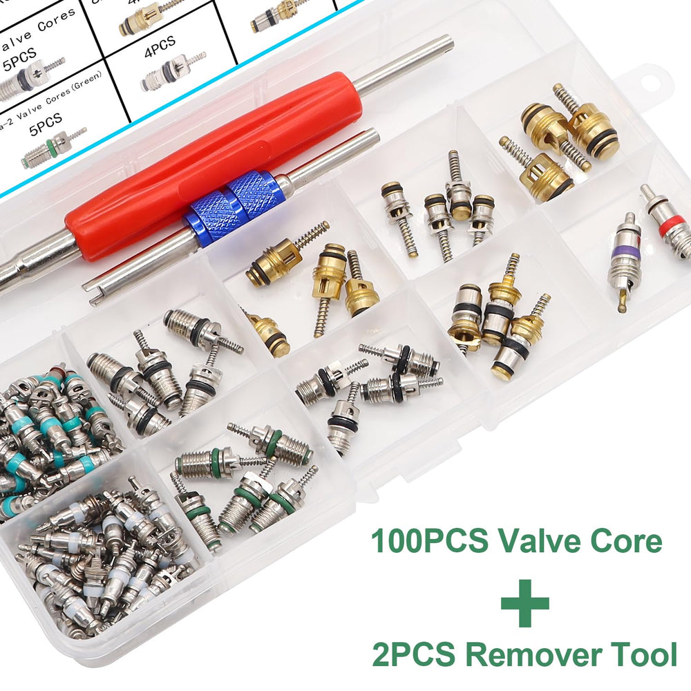 TWTADE kit in labeled plastic box for easy transport and organization.