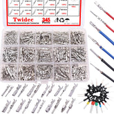 Twidec 345Pcs terminal pins kit for versatile automotive wiring applications.