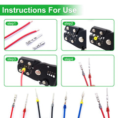 Twidec 535Pcs needle extractor and tweezers simplify pin removal.