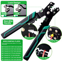 Twidec 535Pcs male and female pins cover multiple variants for flexible wiring.